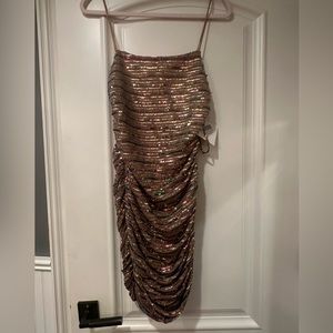 Fancy women’s dress with sequence